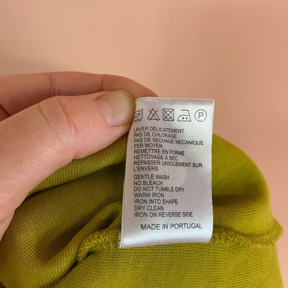 Chartreuse Carven Dress size small - Picture 6 of 6